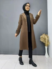 5164 Çıt Çıt Detaylı Kışlık Ceket - 4