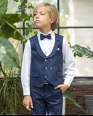 Erkek Çocuk Yelekli Takım Elbise - 1