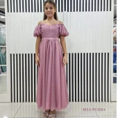 Kız Çocuk Boydan Sim Detaylı Abiye - 1