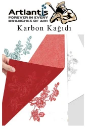 Sarı Karbon Kağıdı A4 10 Adet 21x29,7 cm Kopya Kağıdı Transfer Kağıdı Renkli Karbon Kağıdı - 3