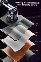 Qpen C158 2in1 Klipsli ve Yapışkanlı 360° Magsafe Araç Tutucu thumbnail 6