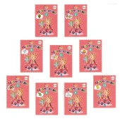 Eğlenceli Boyama Kitabı Seti Kırmızı Seri (10 Kitap) - 1