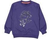 Kız Çocuk Mevsimlik Gül Baskılı Sweatshirt BGL-ST03645 - 4