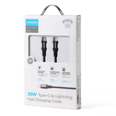 Joyroom S-2024N1 PD Hızlı Şarj ve Data Kablosu Type-C to Lightning 20W 2M - 4