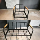 Serdemdizayn serdem(eco)-2-1-1 sehpalı bahçe balkon koltuk takımı grii thumbnail 3