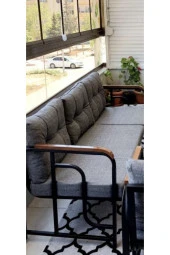 Serdemdizayn 3 Lü Bahçe Balkon Koltuk - 1