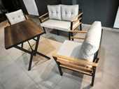 Serdemdizayn (KUQU)2-1-1-Masa Bahçe Balkon Mobilya Takımı-krem thumbnail 1