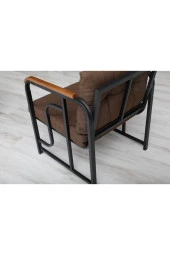 Serdemdizayn Serdem Sehpalı Bahçe Balkon Takımı 2+1+1 -kahve - 3