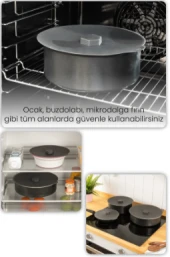 SİLİKON TENCERE KAPAK 2Lİ 21-25CM - 1