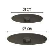 SİLİKON TENCERE KAPAK 2Lİ 21-25CM - 3