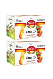DOĞUŞ Energy Bardak Poşet Çay 2 Adet 20'Li - Zinde Hisset - 1