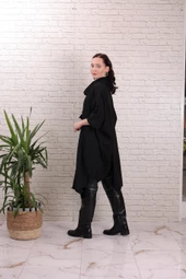 KADIN TASARIM TUNİK SİYAH - 17001-1 thumbnail 7