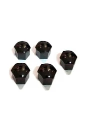 Bijon Kapağı Şifresiz 5 Adet Siyah Skoda Octavia 2 2009-2012 1Z0601173 - 2