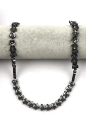 Hematit Dizi 10 mm Çiçek Model thumbnail 2