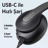 Anker SoundCore Life Q10 Siyah Kulak Üstü Bluetooth Kulaklık - OUTLET thumbnail 3