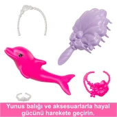Barbie Renk Değiştiren Deniz Kızı ve Aksesuarları HRP97 Lisanslı Ürün - 5