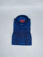 2463 Çizgili Slim Fit Gömlek - 2