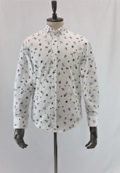 2586 Desenli Slim Fit Gömlek thumbnail 2