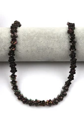 Hematit Dizi 10 mm Çiçek Model thumbnail 2