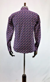 2491 Desenli Slim Fit Gömlek thumbnail 3