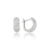 Himarry 925 Ayar Gümüş Tamtur Küpe - 1