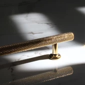 Doruk Kulp Mutfak Mobilya Dolabı Çekmece Dolap Kulpları Kapak Kulbu Kulpu Altın Gold 160 mm Metal - 3