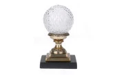 Crearthome Brass Black Dekoratif Küre Küçük Obje 20 Cm AB 015 - 2