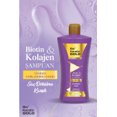 Bio Keratin Gold Biotin & Kolajen Yeniden Yapılandırıcı Etkili Tuzsuz Şampuan 700 ml - 1