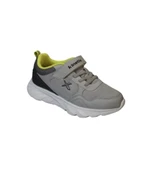 KİNETİX Erkek Çocuk Siyah Gri Çırtlı Comfort Rahat Taban Sneaker Spor Ayakkabı - 3