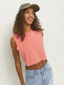 JJXX Bayan Bisiklet Yaka Kadın Crop Tişört 12224211 thumbnail 2