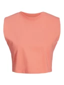 JJXX Bayan Bisiklet Yaka Kadın Crop Tişört 12224211 thumbnail 5