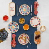 Schafer Sunny 4 Kişilik Kahvaltı Takımı 10 Parça-Hardal - 1