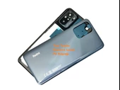 Tkgz Xiaomi Redmi NOTE 10S (4G) KASA Arka Pil Batarya Kapağı SİYAH - 1
