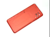 Tkgz Samsung Galaxy A12 Kasa Arka Pil Batarya Kapağı KIRMIZI - 2