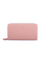 Femascu 8004 Zip Wallet Fermuarlı Pembe Renkli Hakiki Deri Kadın Cüzdanı - 3