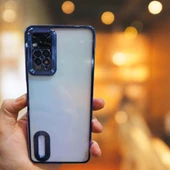 Xiaomi Redmi Note 11 Pro Yanları Renkli Lens Korumalı Logo Gösteren Tlp Mega Kılıf - 3