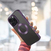 İphone 15 Pro Max Yanları Renkli Logo Gösteren Tlp Mega Kılıf - 8