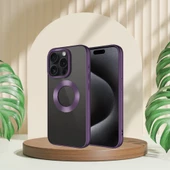 İphone 15 Pro Max Yanları Renkli Logo Gösteren Tlp Mega Kılıf - 1