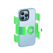 İPHONE 14 PRO YANLARI RENKLİ SİLİKON PARLAK ARKA YÜZEYLİ TLP TİGER HİBRİT KAPAK - 4