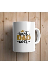 The Best Dad -baba - Babalar Günü Hediyesi Çay Kahve Kupası - 1