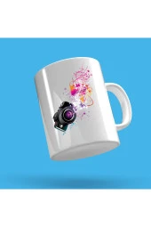 Fotoğraf Makinesi Tasarım Çay Kahve Kupası - 2