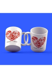 Sevgililer Günü Tasarımı Çay Kahve Kupası - 1
