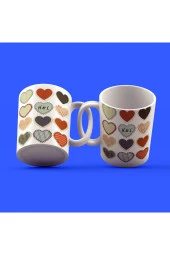 Sevgililer Günü Tasarımı Çay Kahve Kupası - 1