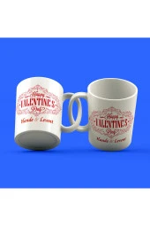 Sevgililer Günü Tasarımı Çay Kahve Kupası - 1