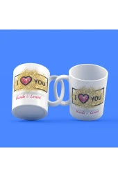 Sevgililer Günü Tasarımı Çay Kahve Kupası - 1