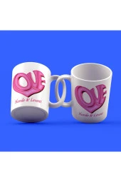 Sevgililer Günü Tasarımı Çay Kahve Kupası - 1