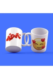 Sevgililer Günü Tasarımı Çay Kahve Kupası - 1