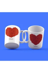 Sevgililer Günü Tasarımı Çay Kahve Kupası - 1