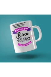 Arkadaşa Hediye Özel Tasarım Çay Kahve Kupası - 1