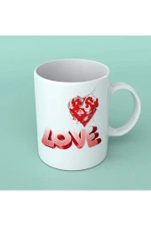 Love Love Özel Tasarım Çay Kahve Kupası - 1